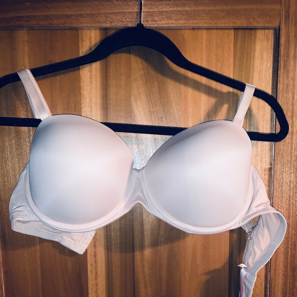 PINK Nude Strapless Bra